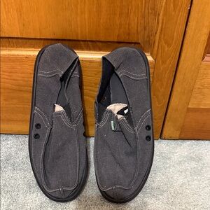 Sanuk Men's Dark Gray Slip-On Loafers